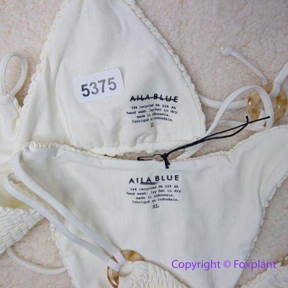New Set! Free People x Aila Blue white bikini, size XL - Picture 12 of 12